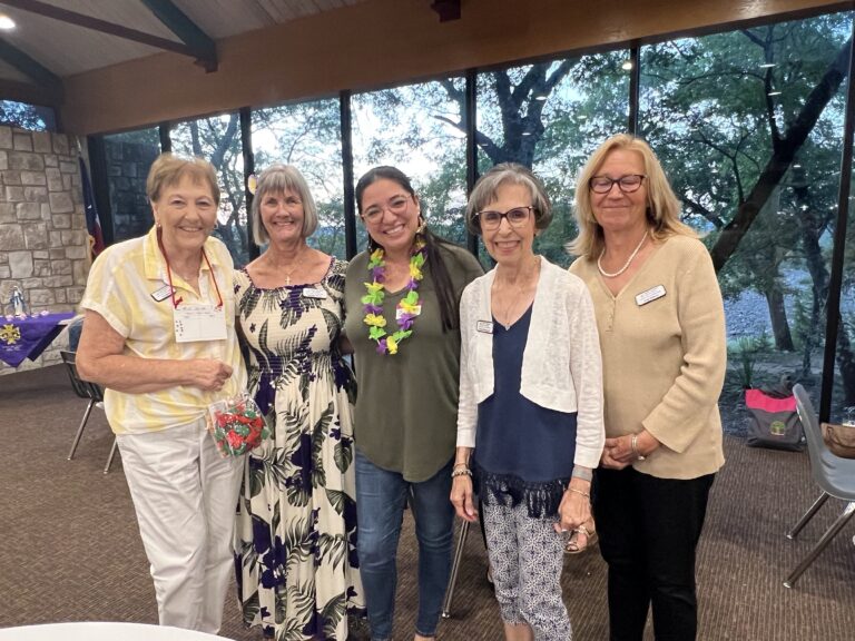A gathering at the Court 2690 annual Bunco party